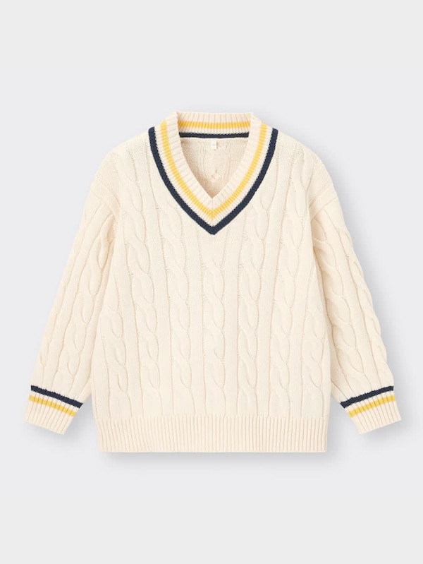 KIDS(男女兼用)ウォッシャブルチルデンセーター(長袖)