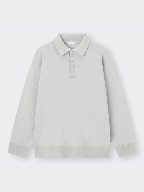 ウォッシャブルニットポロシャツ(長袖)SW+X