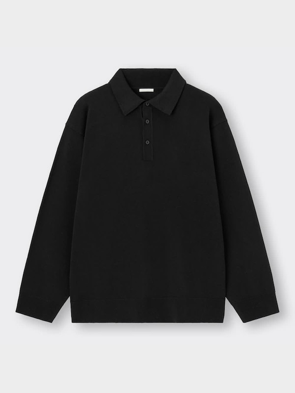 ウォッシャブルニットポロシャツ(長袖)SW+X