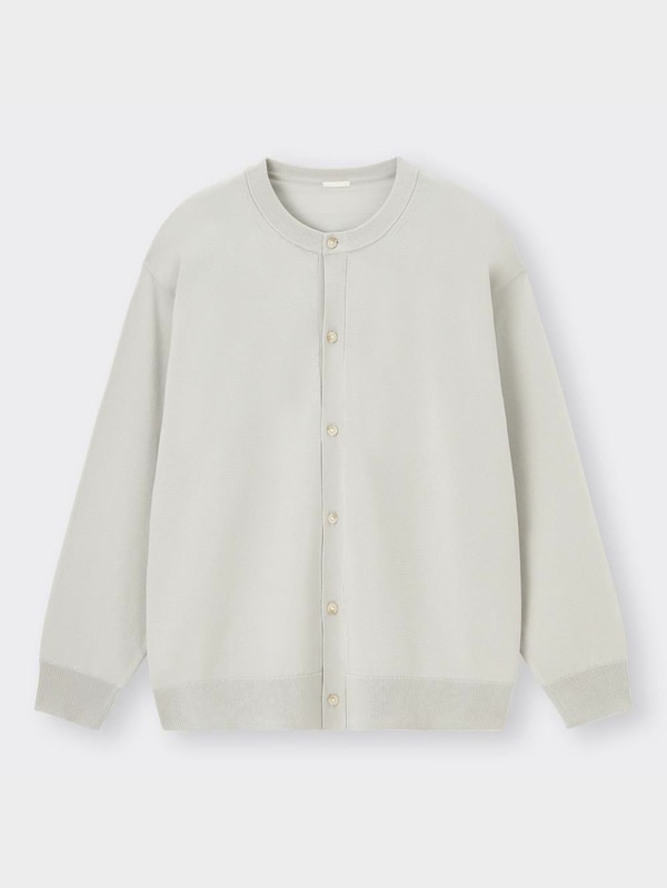 ウォッシャブルクルーネックカーディガン(長袖)SW+E