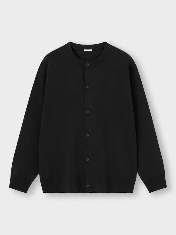 ウォッシャブルクルーネックカーディガン(長袖)SW+E