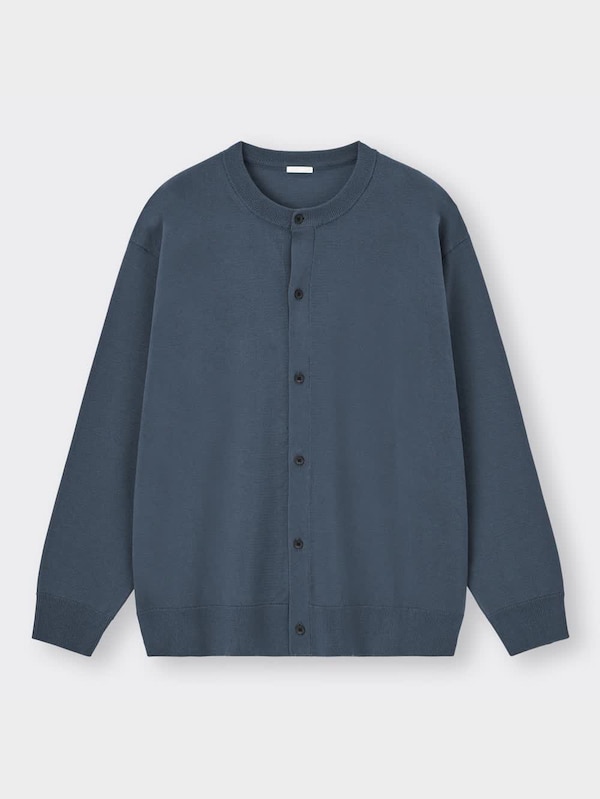 ウォッシャブルクルーネックカーディガン(長袖)SW+E