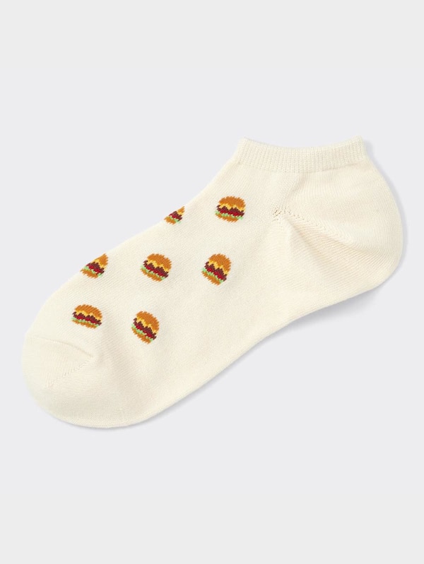 スタイルドライショートソックス(ハンバーガー)+X