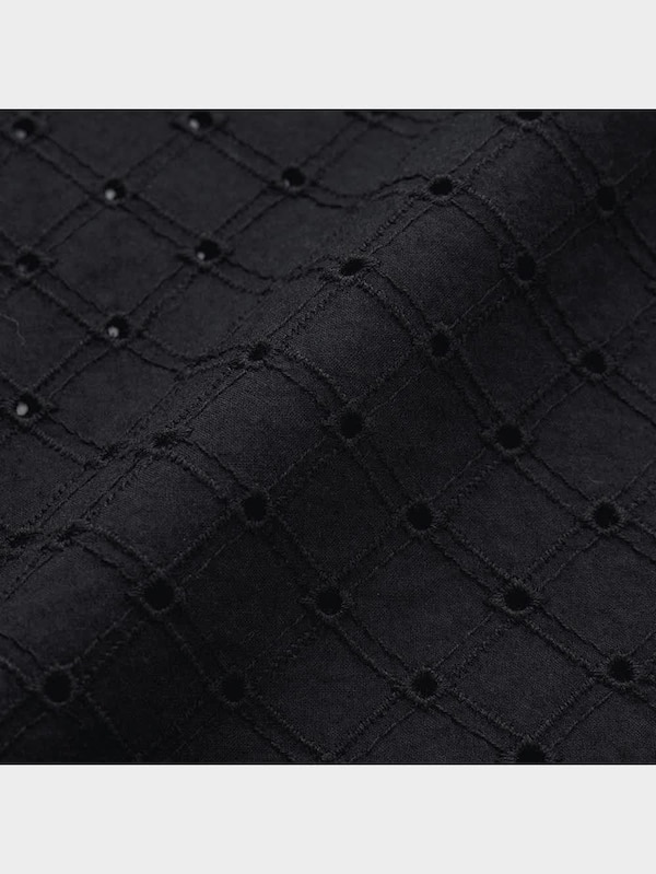 オーバーサイズレースシャツ(5分袖)NT+E