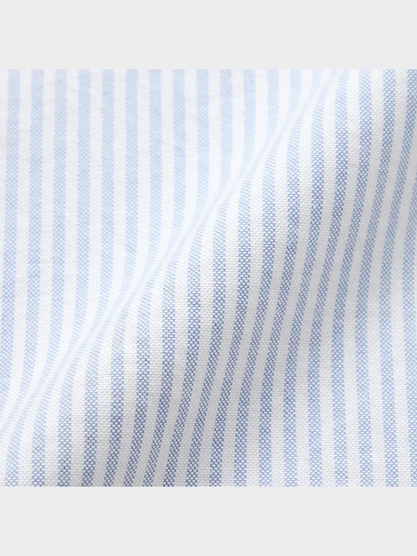 オックスフォードシャツ(長袖)(ストライプ)