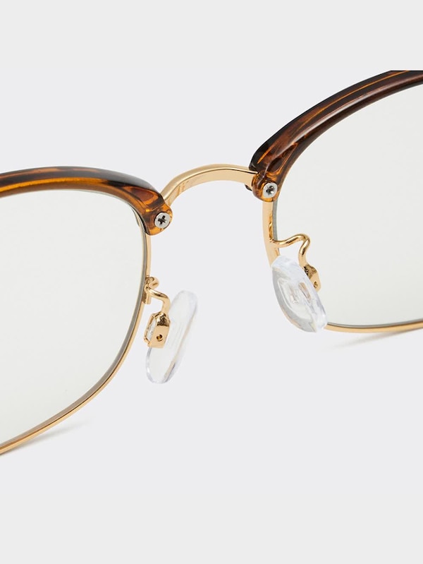 UVカットブロウファッショングラス