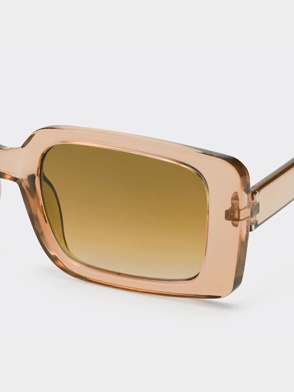 UVカットスクエアフレームサングラス