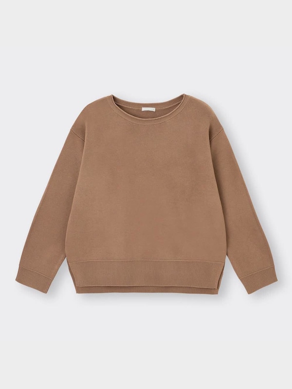 サイドスリットオーバーサイズセーター(長袖)