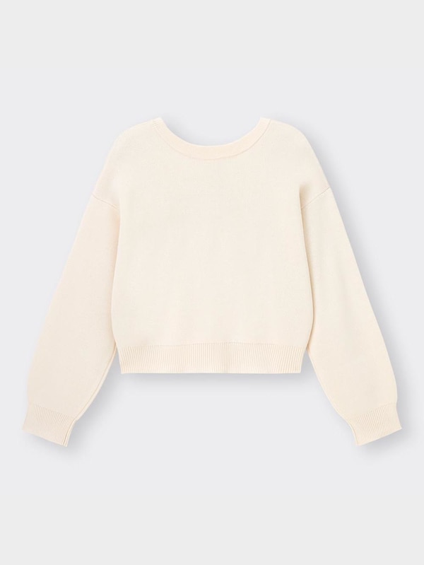 2WAYクロップドカーディガン(長袖)(セットアップ可能)