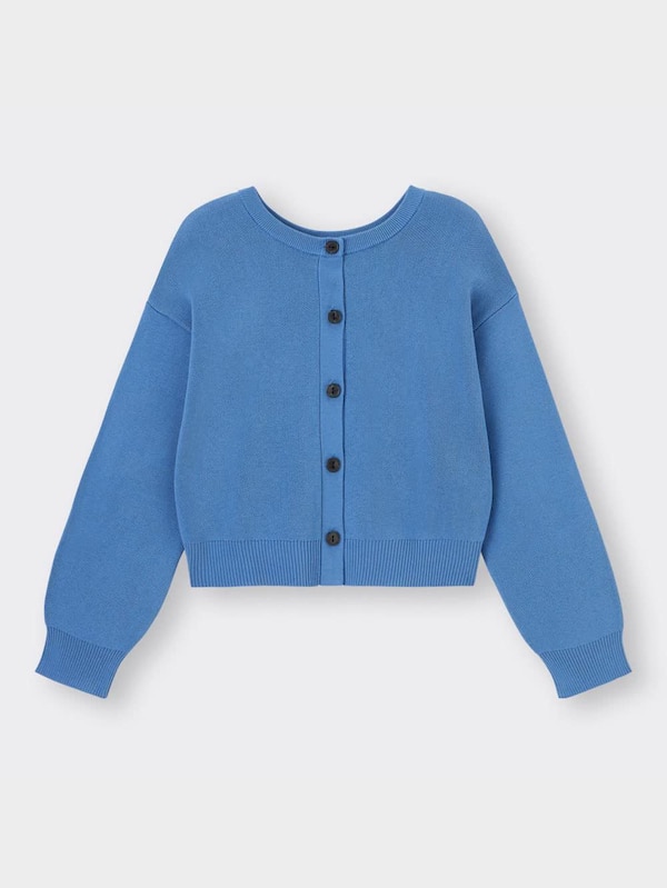 2WAYクロップドカーディガン(長袖)(セットアップ可能)