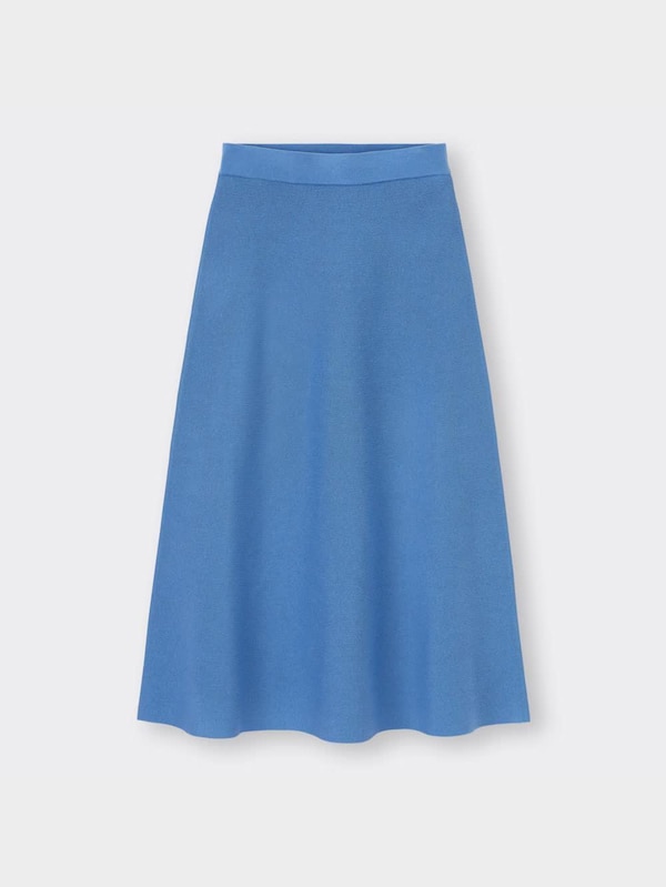 フレアミディニットスカート(セットアップ可能)