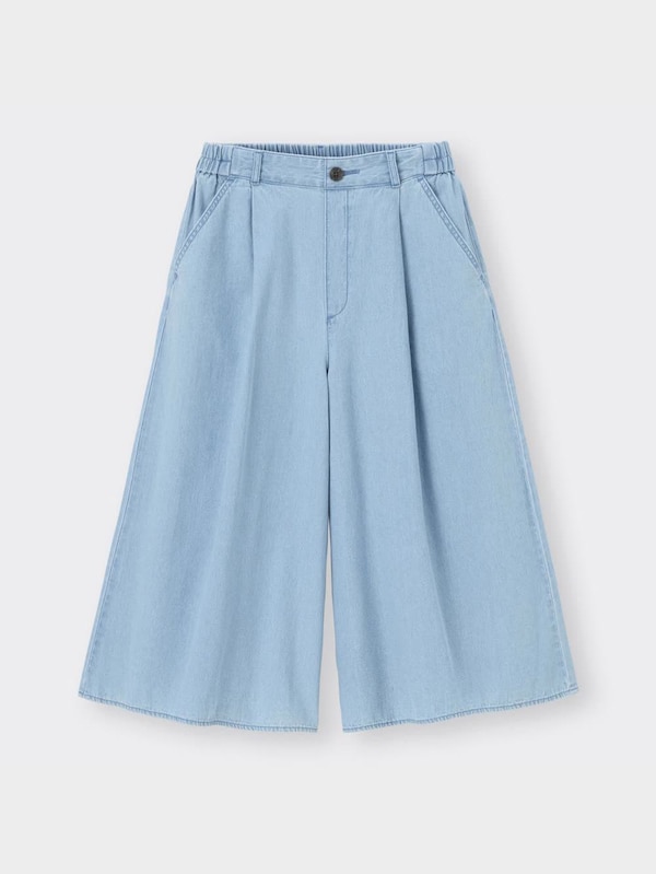 デニムガウチョパンツOSB+X