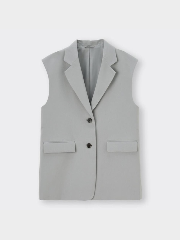 オーバーサイズテーラードベスト