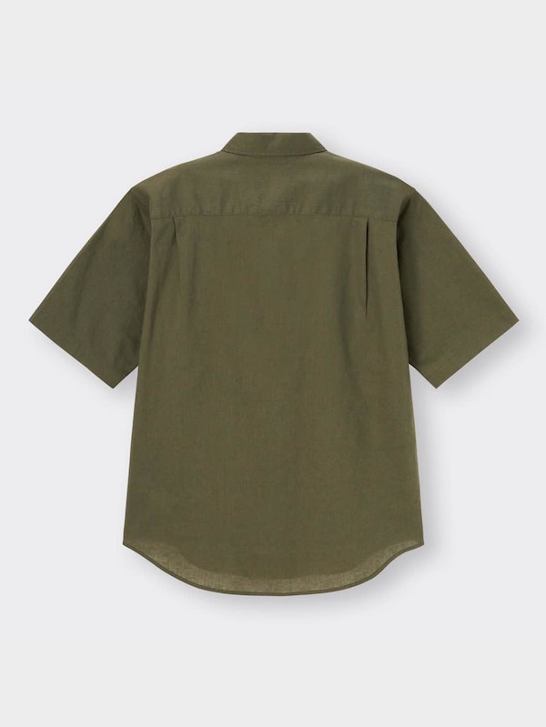 リネンブレンドシャツ(5分袖)OSB+EC