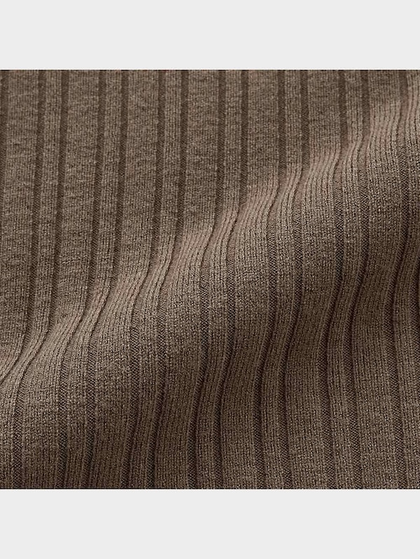 バイカラーポロニットワンピース(長袖)Q