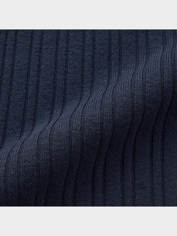 バイカラーポロニットワンピース(長袖)Q