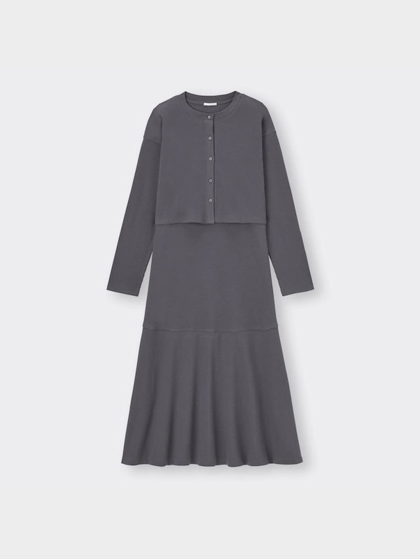 カーディガンセットワンピース(長袖)