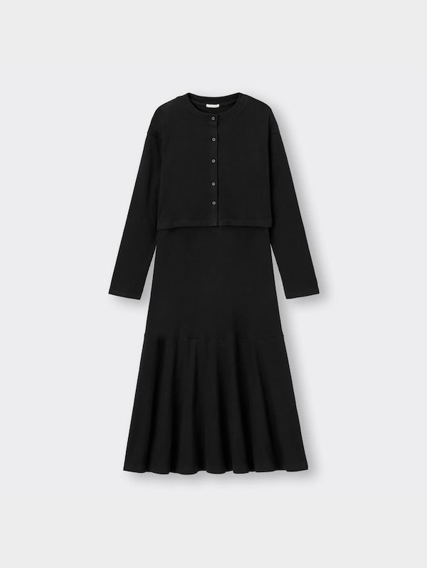 カーディガンセットワンピース(長袖)