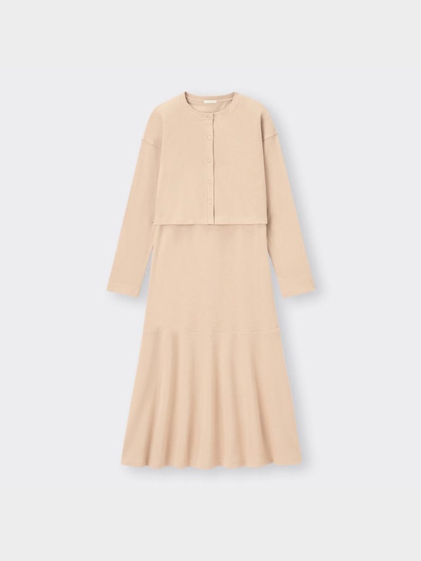 カーディガンセットワンピース(長袖)