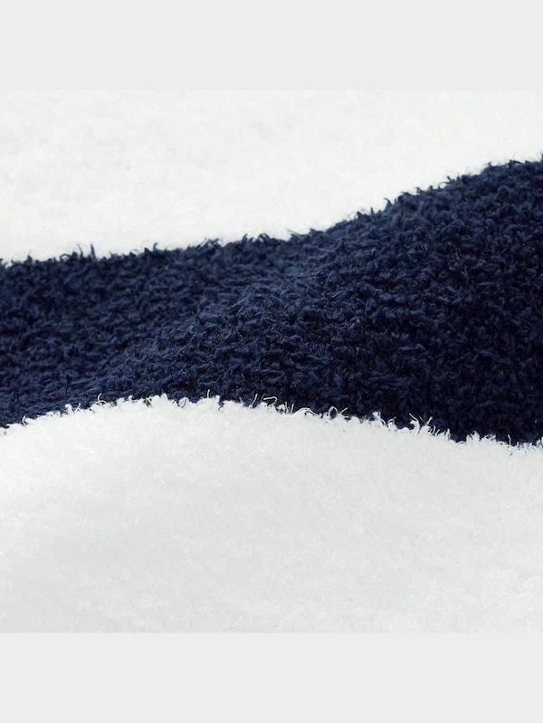 もこもこフィールラウンジパーカ(長袖)(ボーダー)