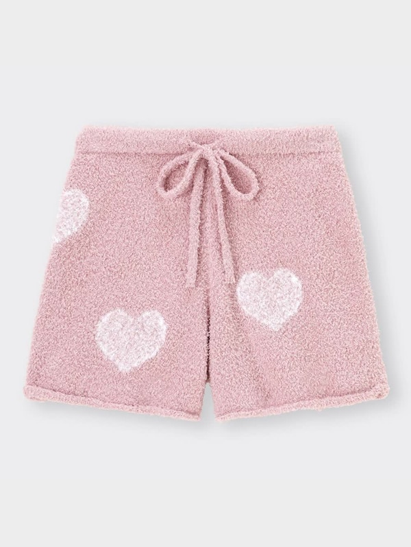 もこもこフィールラウンジショートパンツ(セットアップ可能)