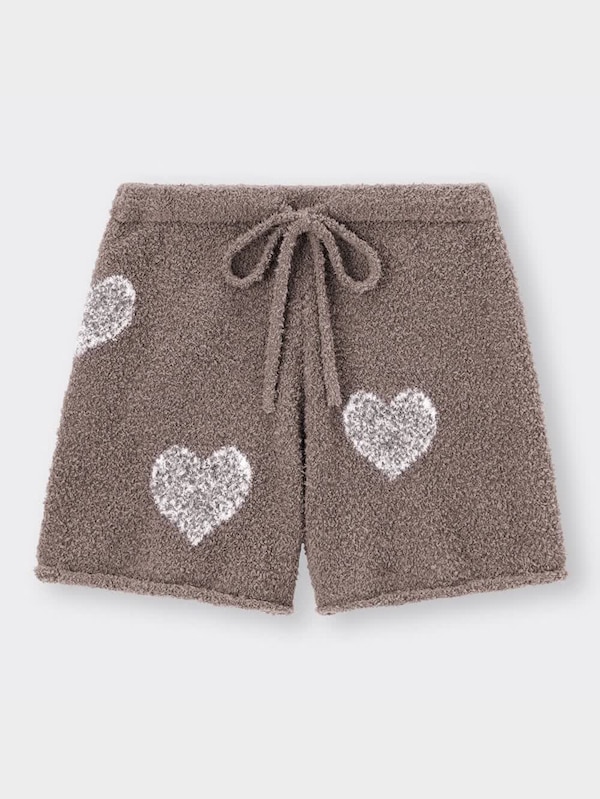 もこもこフィールラウンジショートパンツ(セットアップ可能)