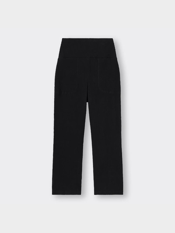 ハイウエストリブラウンジパンツ