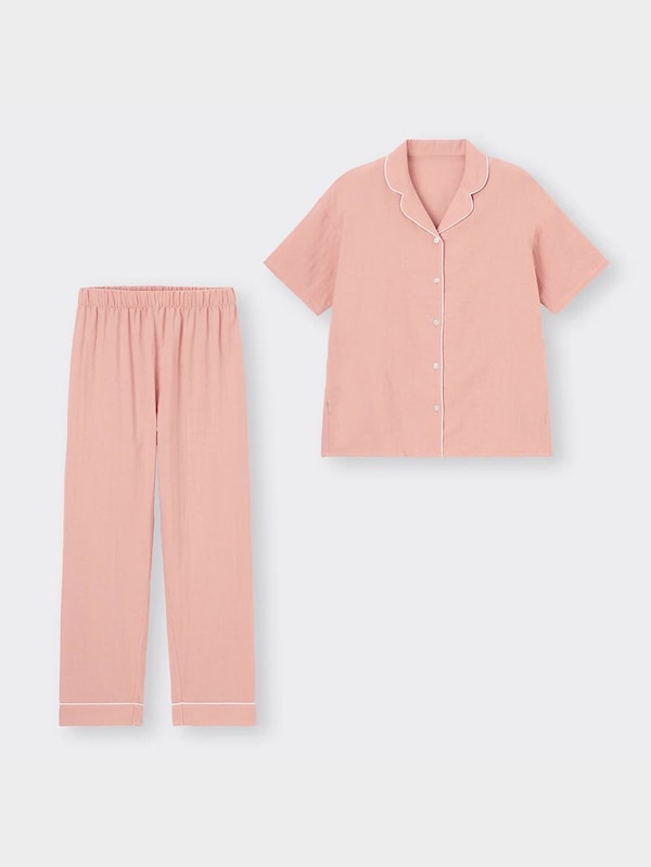 オーガニックコットンパジャマ(半袖&ロングパンツ)