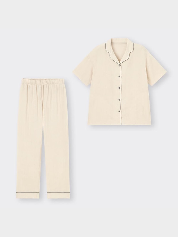 オーガニックコットンパジャマ(半袖&ロングパンツ)
