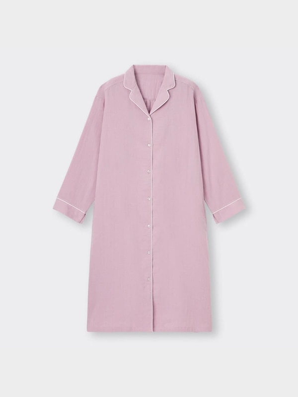 オーガニックコットンパジャマワンピース(長袖)+X