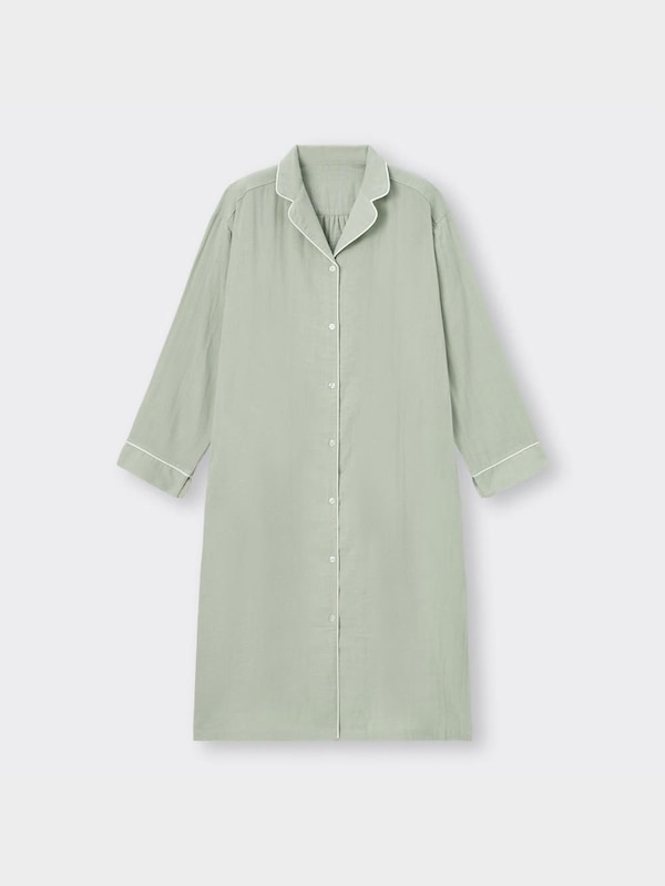 オーガニックコットンパジャマワンピース(長袖)+X