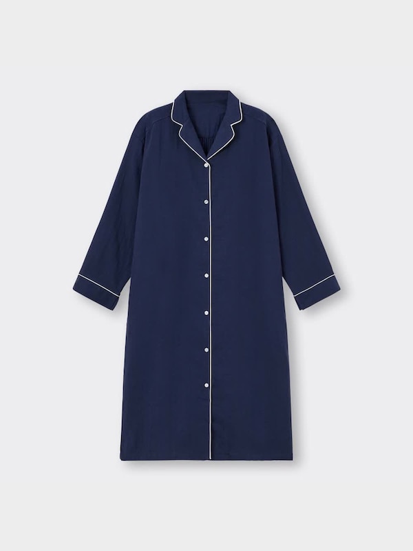 オーガニックコットンパジャマワンピース(長袖)+X