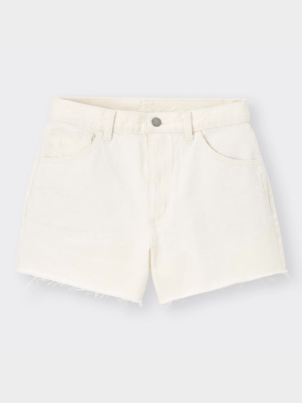 ♡2001s様ご確認♡ GU公式 | デニムクラッシュショートパンツOSB+X