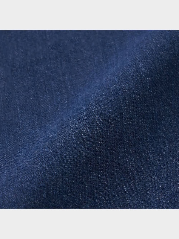 デニムシェフパンツ+EC(丈長め76.0cm)