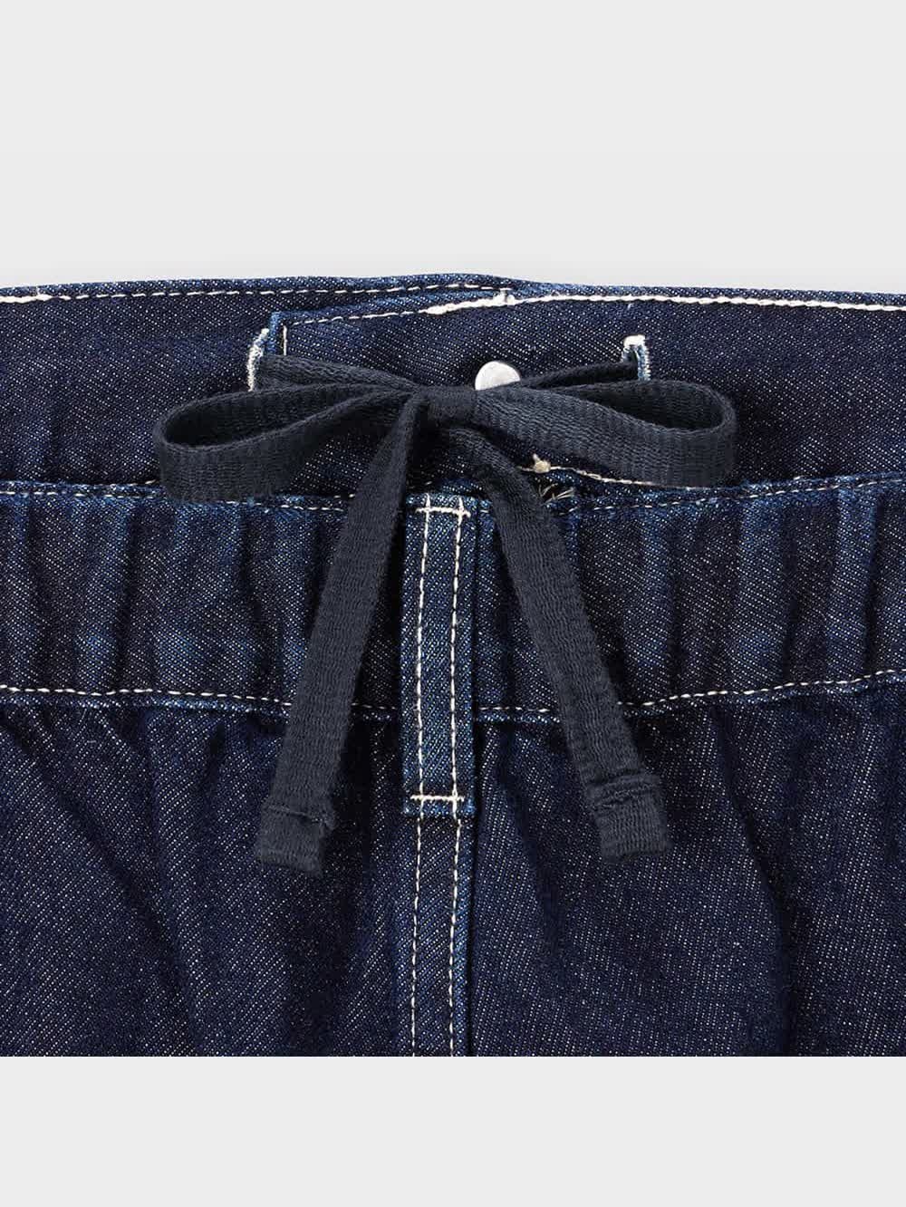GU公式 | デニムカーブタックパンツ(丈長め76.0cm)(メンズ)