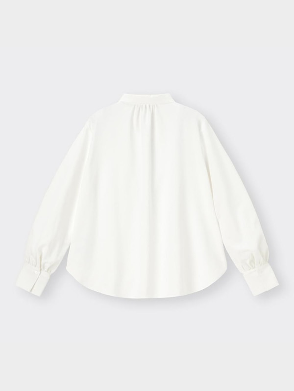 ビッグボウタイブラウス(長袖)Q+E