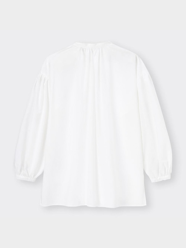 シアーフロントリボンブラウス(長袖)+X