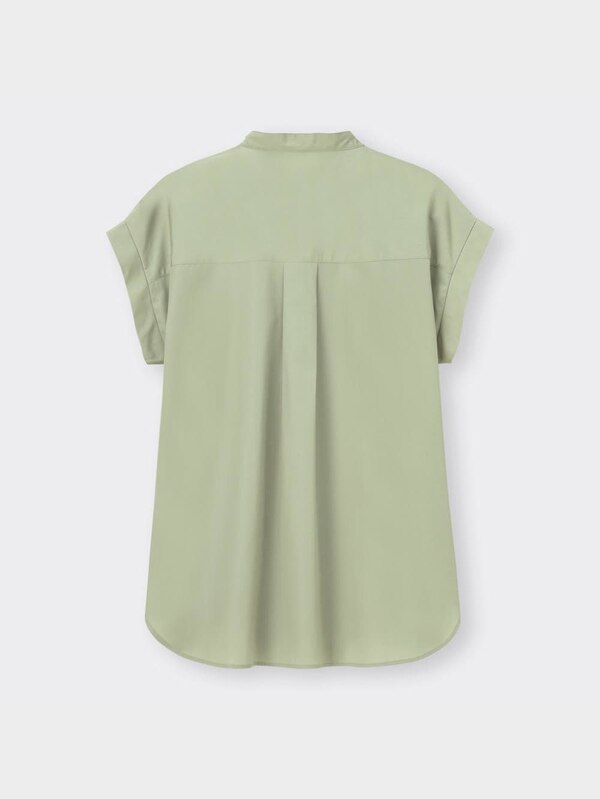 バンドカラーチュニックシャツ(半袖)+X