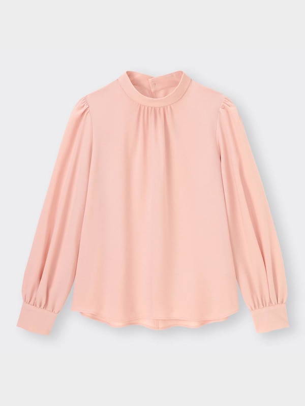 スタンドカラーブラウス(長袖)Z