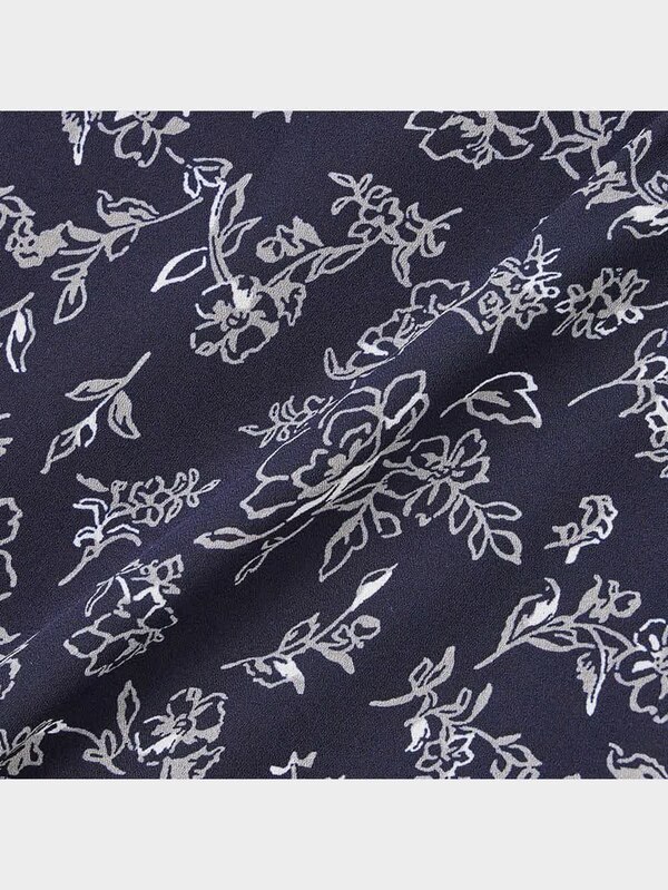 プリントボウタイワンピース(長袖)Z+E