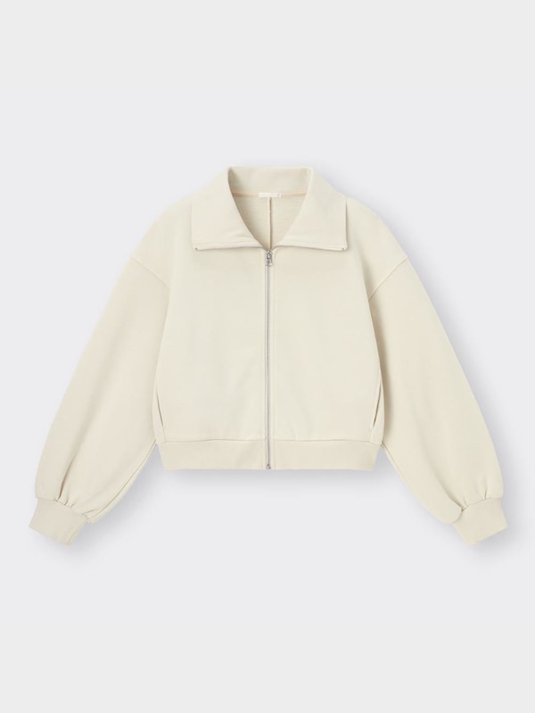 スウェットフルジップブルゾン(長袖)Q+E