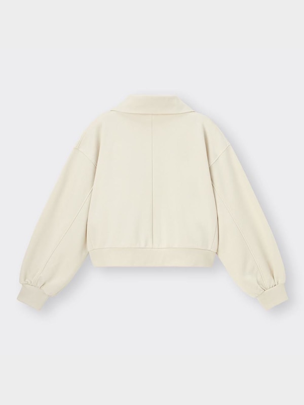 スウェットフルジップブルゾン(長袖)Q+E