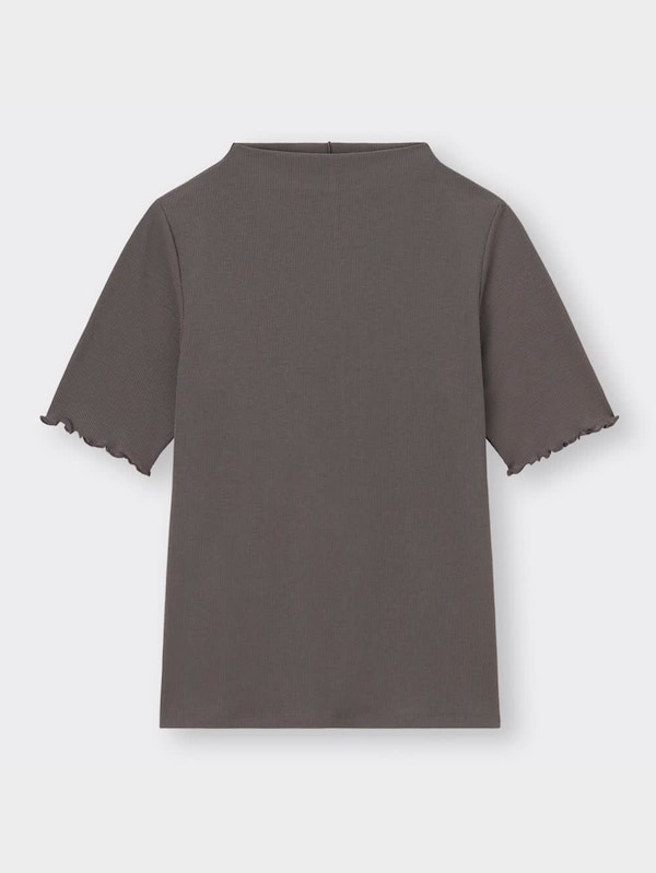 ソフトリブT(5分袖)Q+E