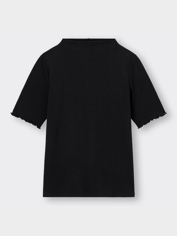 ソフトリブT(5分袖)Q+E