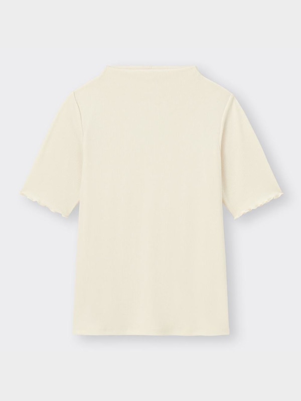 ソフトリブT(5分袖)Q+E