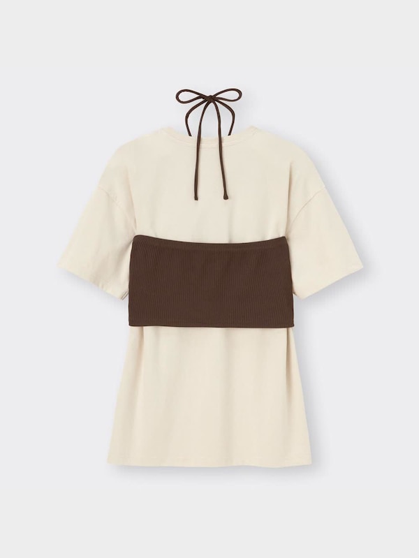 リブビスチェセットT(半袖)Q