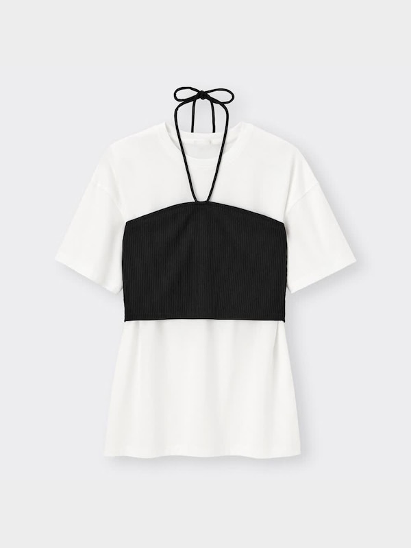 リブビスチェセットT(半袖)Q