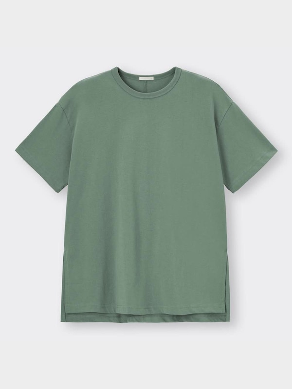 サイドスリットオーバーサイズT(5分袖)Q