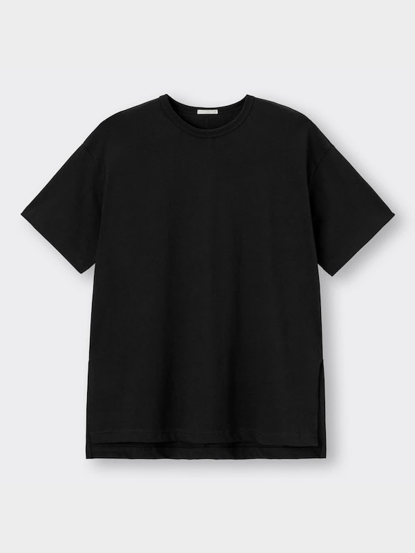 サイドスリットオーバーサイズT(5分袖)Q