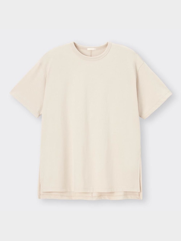 サイドスリットオーバーサイズT(5分袖)Q